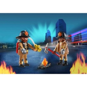 Set doua figurine pompieri cu accesorii